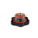 1,3 bares negro o de fibra de carbono tapa del radiador Mishimoto