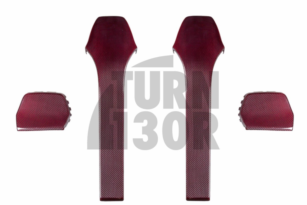 Eventuri de fibra de carbono del asiento Kit de respaldo para BMW M3 F80 / M4 F8x / M2 Comp F87