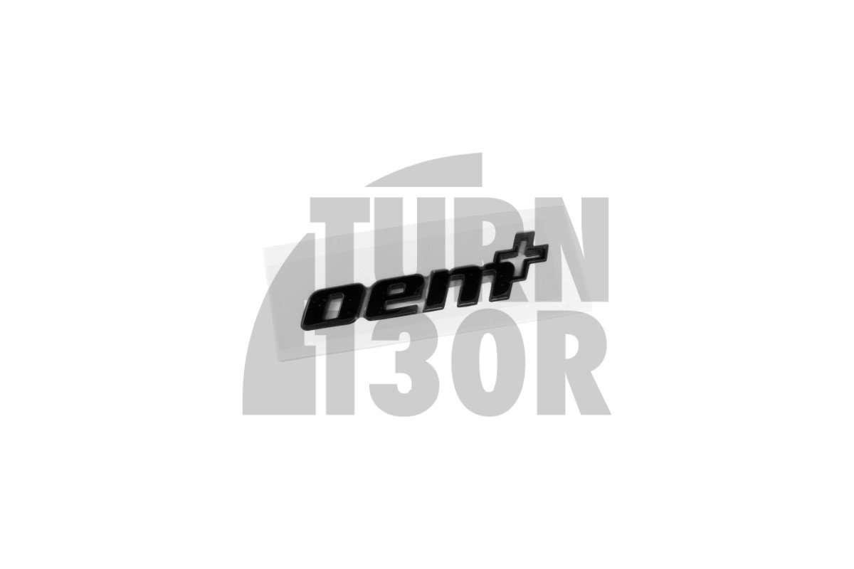 OEM+ Insignia adhesiva 3D negra o cromada Racingline