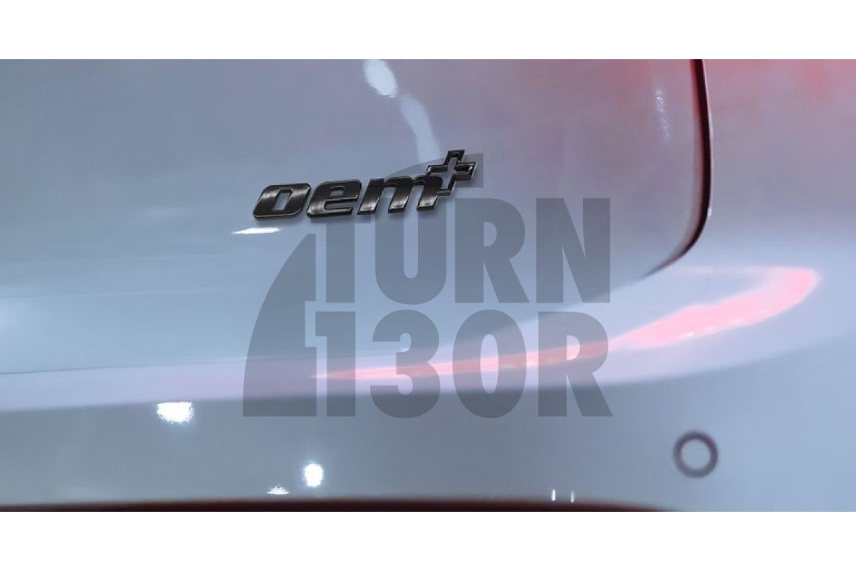 OEM+ Insignia adhesiva 3D negra o cromada Racingline