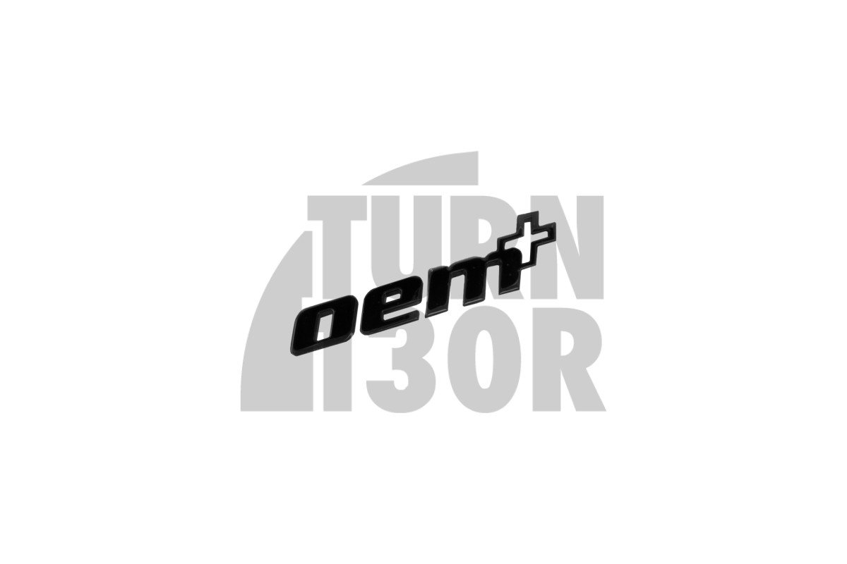 OEM+ Insignia adhesiva 3D negra o cromada Racingline