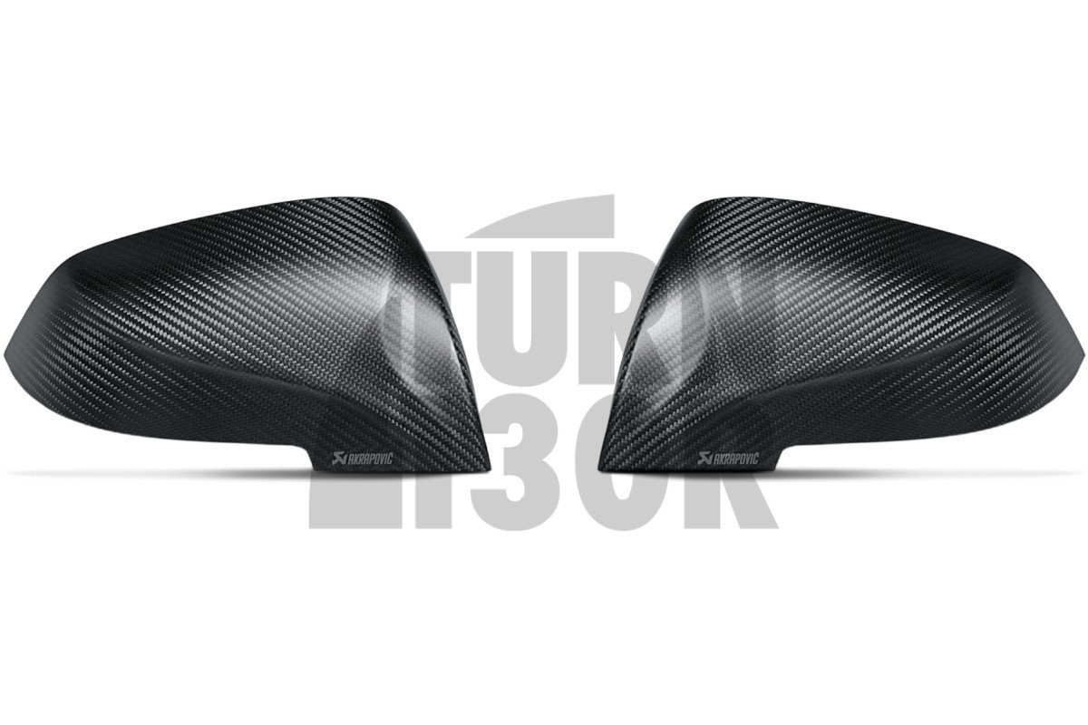Akrapovic de fibra de carbono Espejo Caps para BMW M2 F87