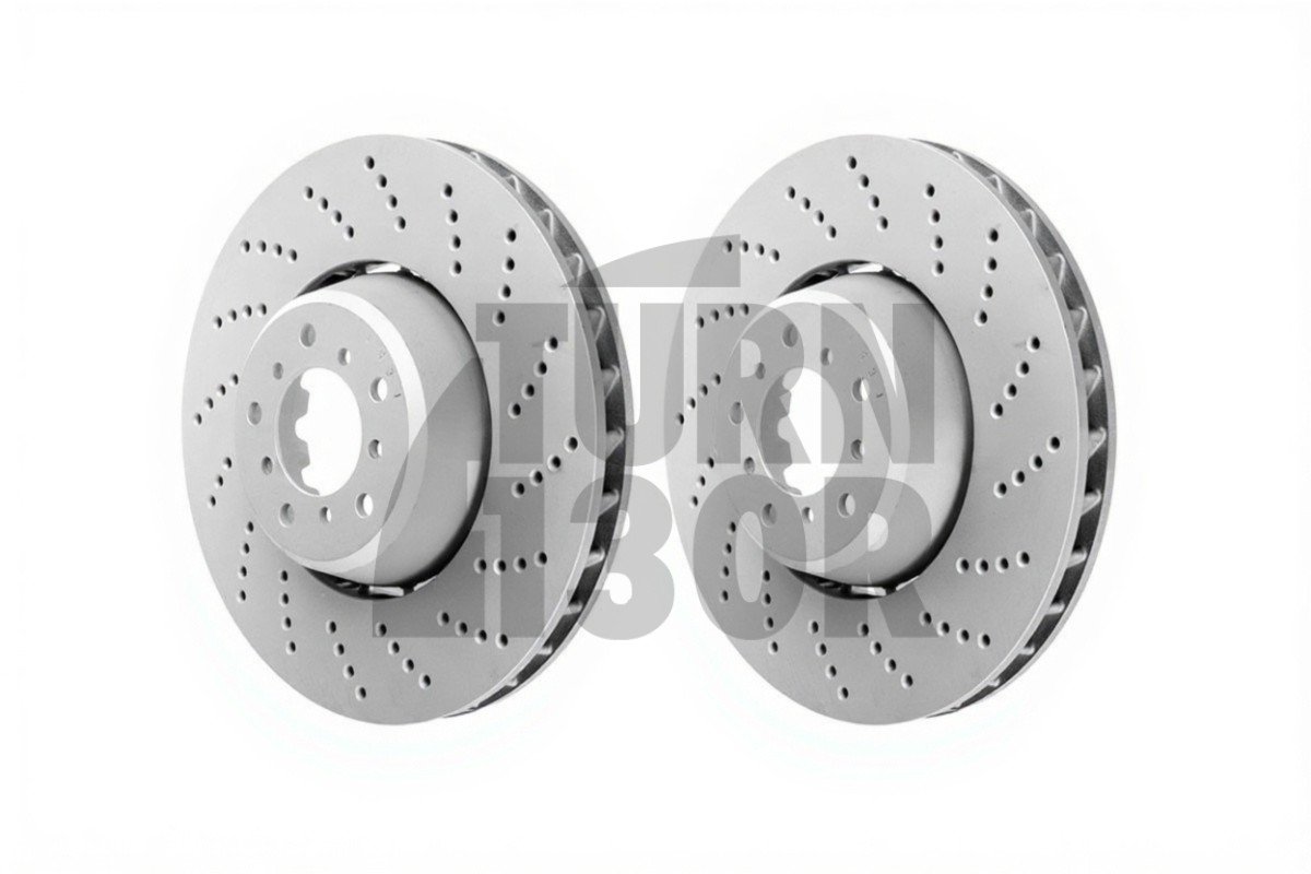 Discos de freno delanteros perforados Dixcel PD para BMW M5 E60