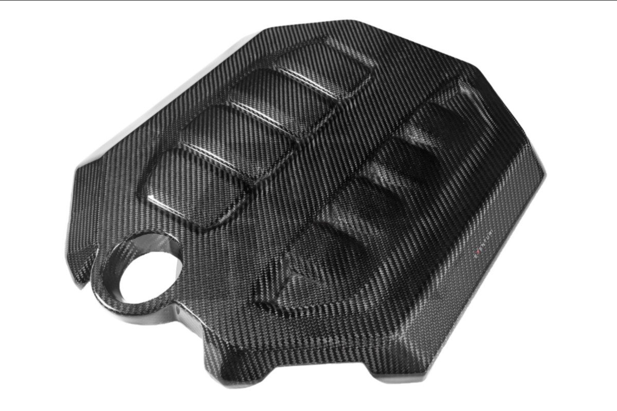 Eventuri Cubierta del motor de fibra de carbono para Golf 8 GTI / Golf 8 R