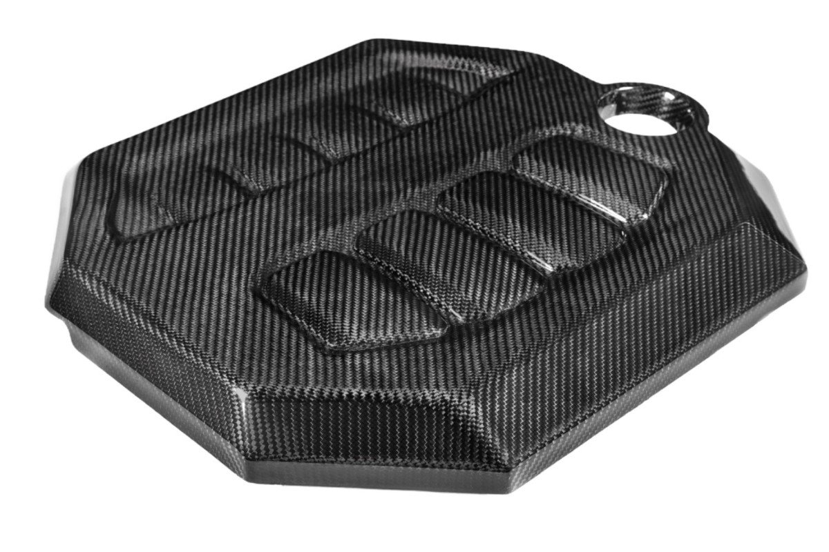 Eventuri Cubierta del motor de fibra de carbono para Golf 8 GTI / Golf 8 R