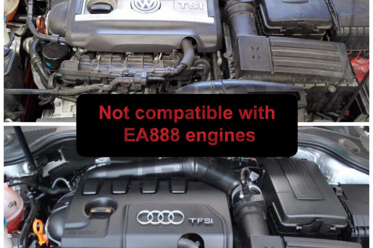 Sistema de admisión Ramair diseñado para los modelos Golf 5 GTI, A3 8P, León 2 FR y Scirocco 2.0 TFSI K03 con motores 2.0 TFSI K03.