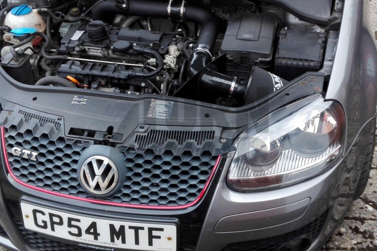 Sistema de admisión Ramair diseñado para los modelos Golf 5 GTI, A3 8P, León 2 FR y Scirocco 2.0 TFSI K03 con motores 2.0 TFSI K03.