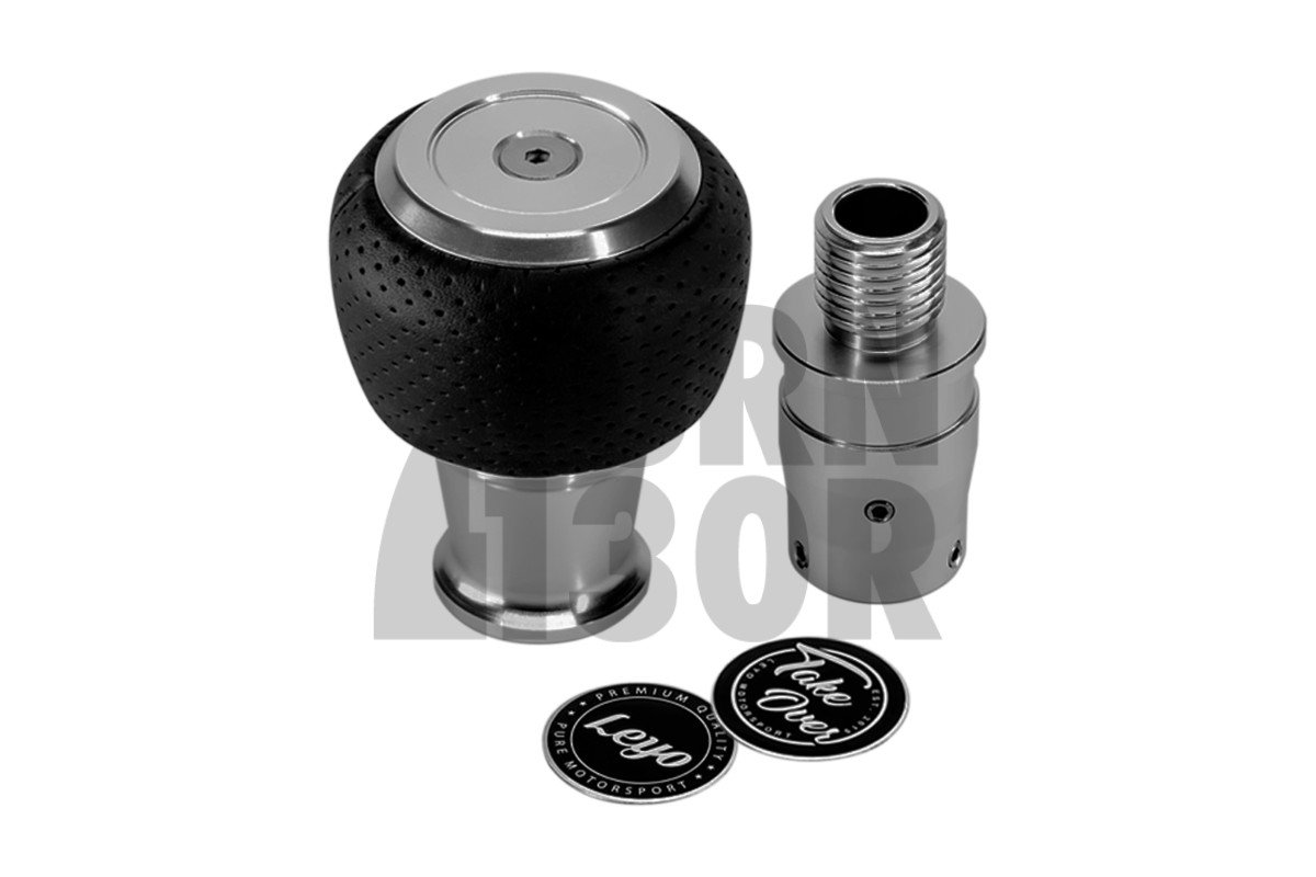 Pomo de la palanca de cambios Leyo Nappa (Manual) (Anodizado plata)