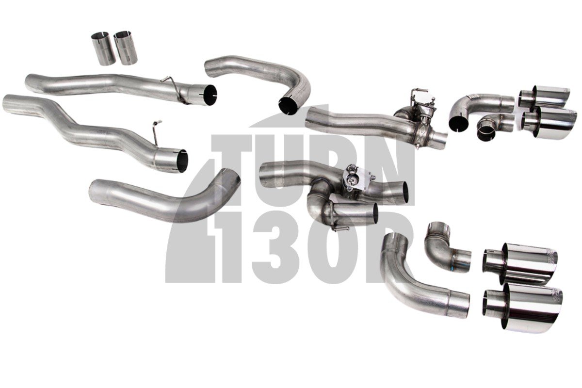 BMW M8 F9x Sistema trasero Milltek OPF/GPF con silenciador trasero valvulado