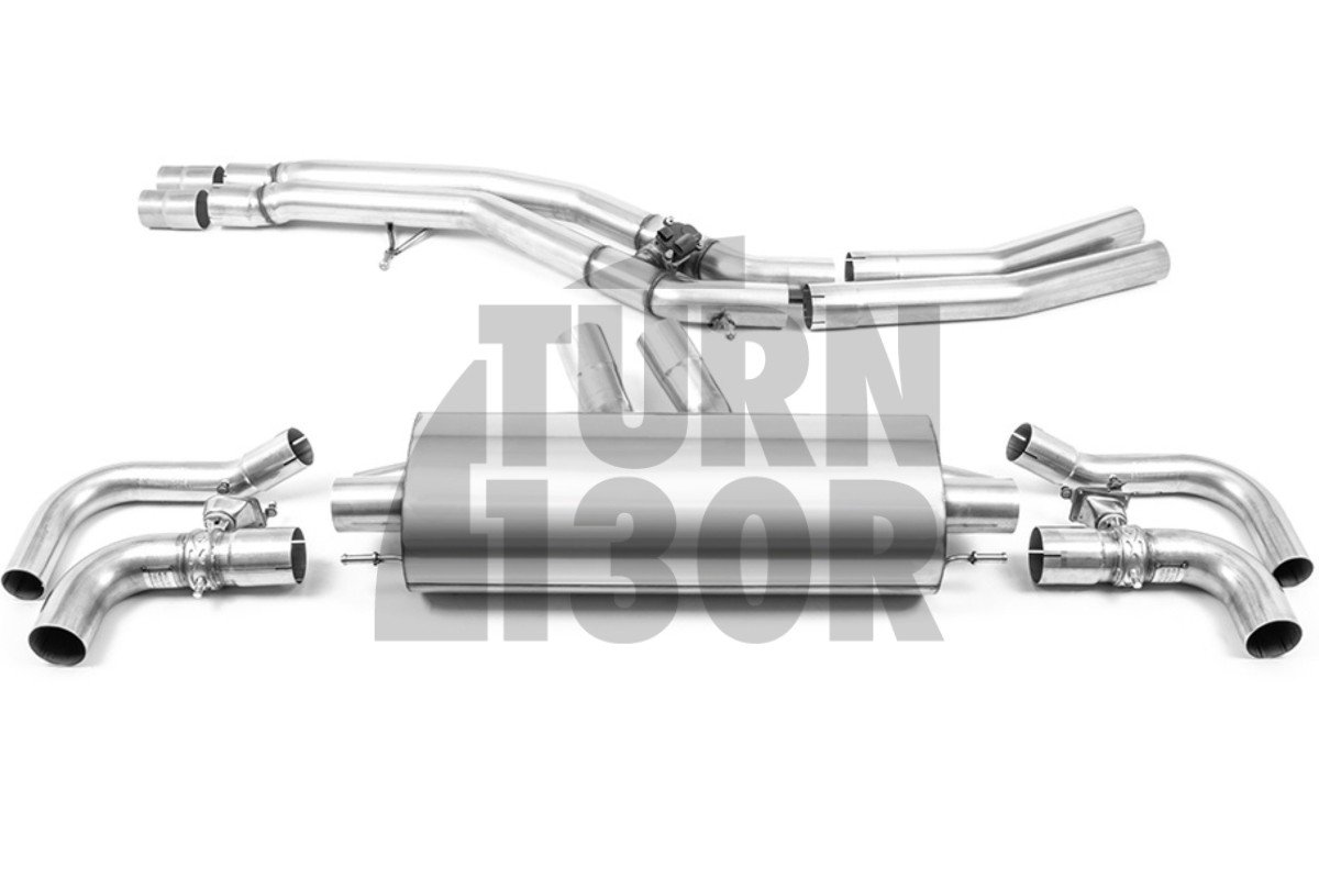Sistema de tubos traseros Milltek para Audi RSQ8