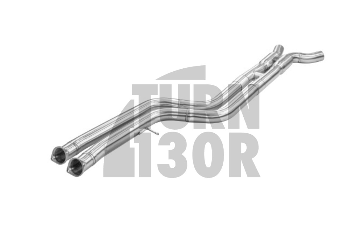 Alpha Competition Resonator GPF Delete Mid Pipe for BMW M2 Competition F87