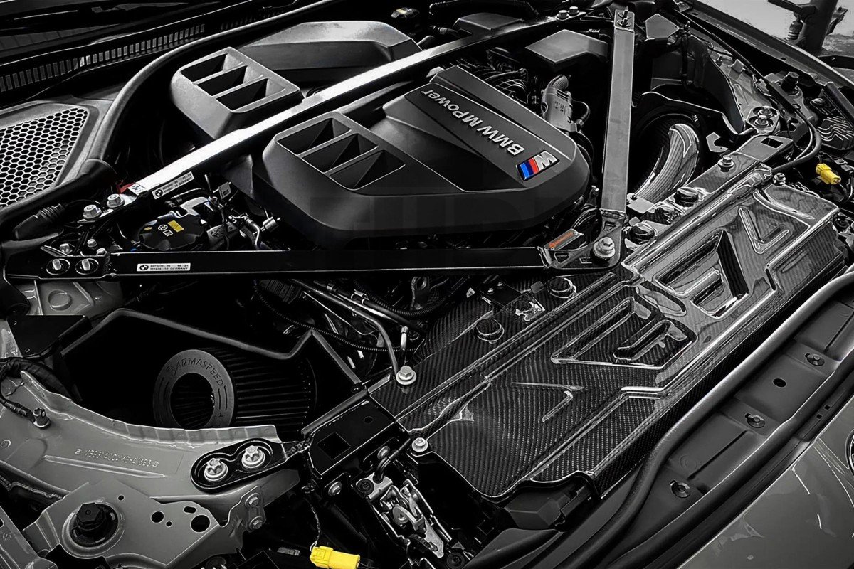 Armaspeed Radiador de fibra de carbono de refrigeración Slam Panel BMW M3 G80 / M4 G8x