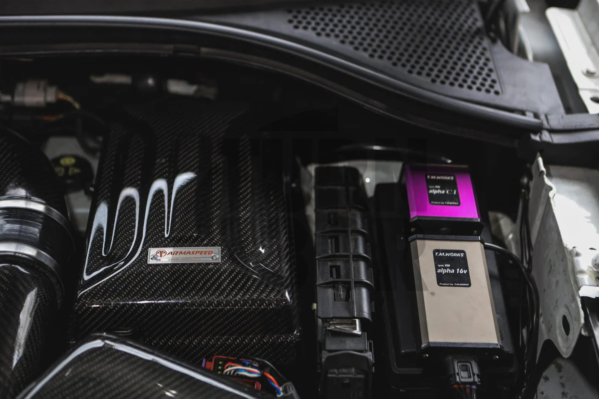 Armaspeed Tapa Batería Fibra Carbono S3 8V / Golf 7 GTI / Golf 7 R / Leon 3 Cupra / Octavia 5E VRS