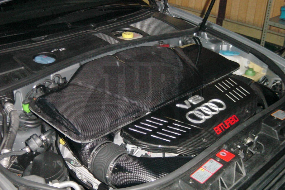 Sistema de admisión de fibra de carbono Gruppe M para Audi RS6 C5