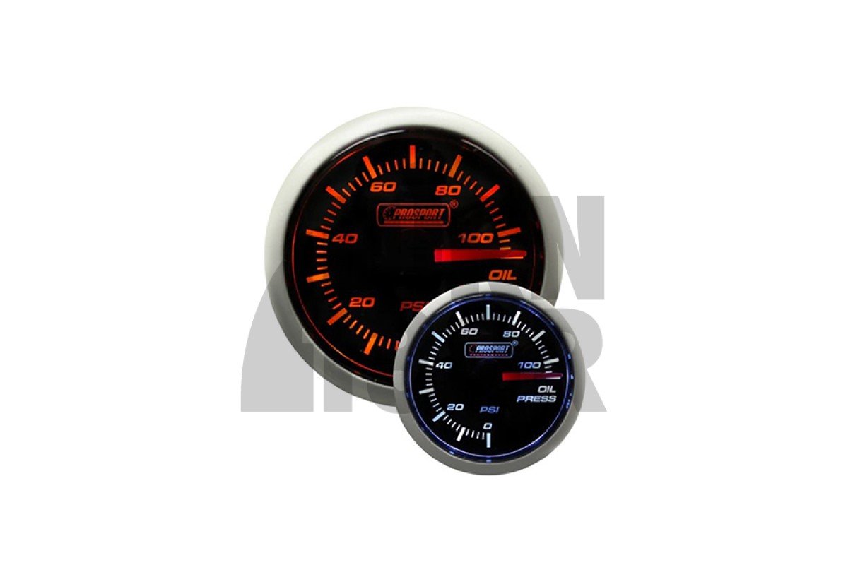 Manómetro de presión de aceite de 52 mm Prosport